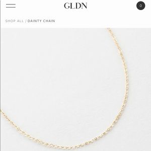 14k Gold-Filled Dainty Chain 19” by GLDN